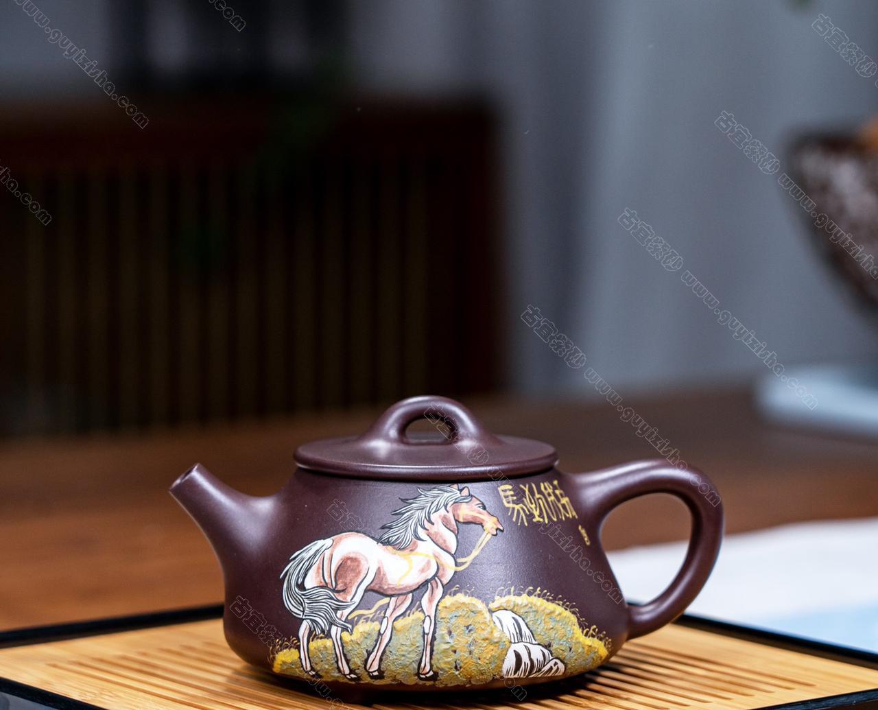 精工作品推薦！品名：馬到成功，泥料：原礦